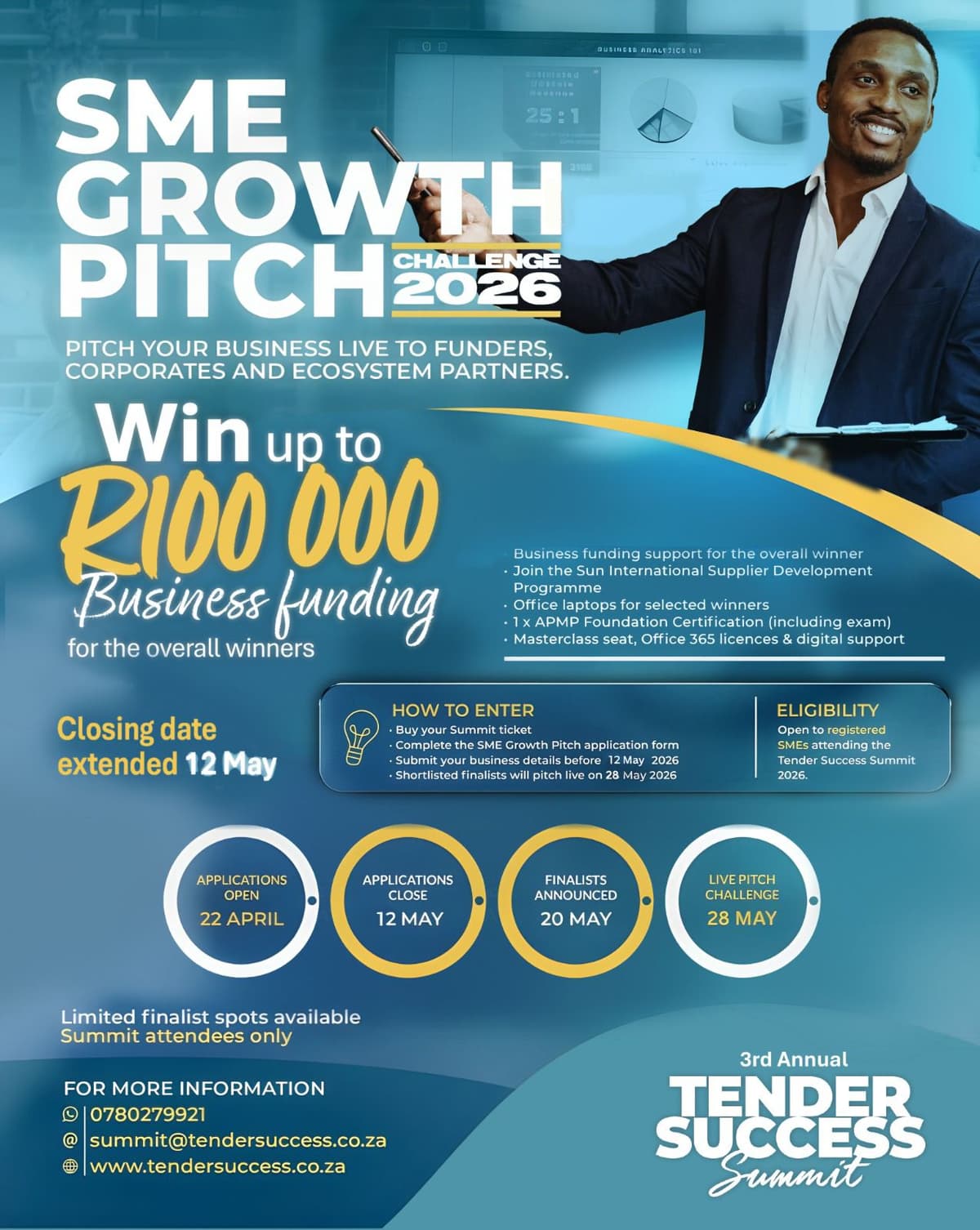 SME Growth Pitch Challenge 2026 - Win up to R100,000 Business Funding